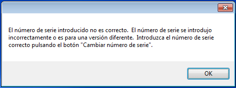 Activation Error message